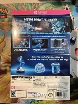 Mega Man 11 Amiibo Collectors Limited Edition Brand New Sealed Rare (Switch)