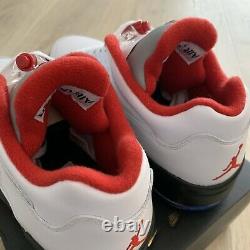 Mens Nike Air Jordan 5 Low Golf Shoe Fire Red Uk7/us8/eu41 Brand New Cu4523-100