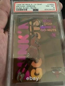 Michael Jordan Dunk n Go Nuts PSA 8 Brand New Slab! Extremely Rare
