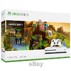 Microsoft XBOX ONE S 1TB Minecraft Creators Limited Edition Bundle BRAND NEW