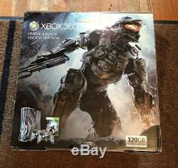 Microsoft Xbox 360 S Halo 4 Limited Edition 320GB Blue Console BRAND NEW SEALED
