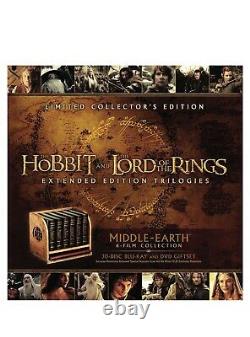 Middle-Earth 6-Film Limited Collector's Edition (Blu-ray + DVD) Brand New