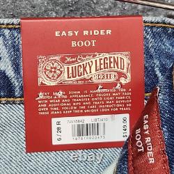 NWT Lucky Brand Women's Lucky Legend Limited Edition Bootcut PEACE Jeans 6/28R