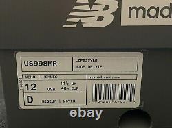 New Balance 998MR (US Size 12) 1 of 1 Brand New Rare