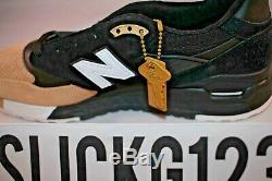 New Balance M998PRMR 998 x Premier Black and Tan Size 9 DS Brand New with Rcpt