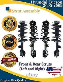 New OE Front & Rear Struts for 2005-2009 Hyundai Tucson Lifetime Warranty