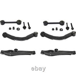 New Set of 6 Rear Driver & Passenger Side Upper With bushing(s) Control Arm