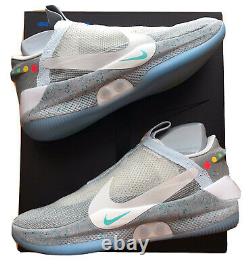 Nike Adapt BB Air Mag Wolf Grey Shoes Size 10.5 Back To The Future Brand New