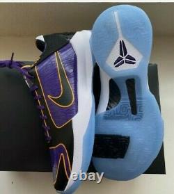Nike Kobe V Protro 5x Champ Lakers Size 9.5 Brand New