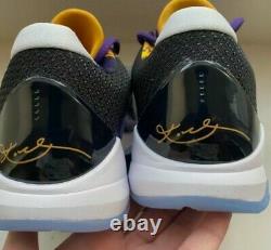 Nike Kobe V Protro 5x Champ Lakers Size 9.5 Brand New