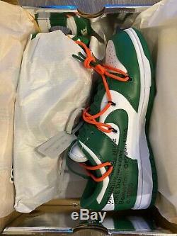 Nike X OFF WHITE DUNK LOW Pine Green Sz 10.5 (BRAND NEW WITH BOX) Relisted