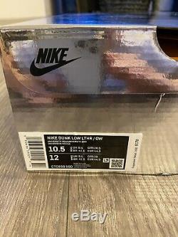 Nike X OFF WHITE DUNK LOW University Red Size 10.5 (BRAND NEW WITH BOX) Stock X