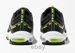 Nike x Undefeated Air Max 97 Black Volt DC4830-001 Size 11 Brand New