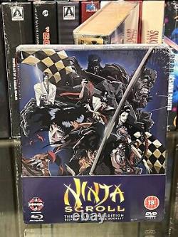 Ninja Scroll (Blu-Ray/DVD) Steelbook Limited Edition Booklet! ZONE B! BRAND NEW