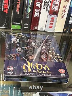 Ninja Scroll (Blu-Ray/DVD) Steelbook Limited Edition Booklet! ZONE B! BRAND NEW