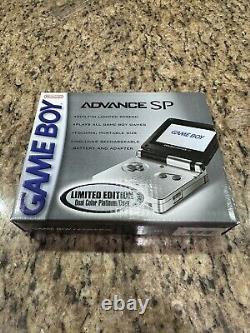 Nintendo Gameboy Advance SP Limited Edition Dual Platinum Onyx Brand New Sealed
