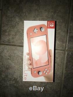 Nintendo Switch Lite Coral Pink Limited Edition BRAND NEW (SHIPS Same Day!)