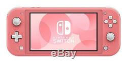 Nintendo Switch Lite Coral Pink Limited Edition BRAND NEW (SHIPS Same Day!)