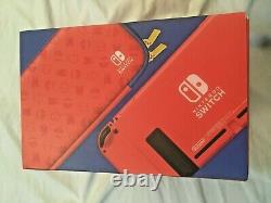 Nintendo Switch Mario Red and Blue Limited Edition Console & Case BRAND NEW