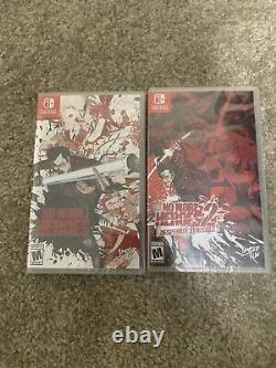 No More Heroes 1 & 2 NINTENDO SWITCH LIMITED RUN Games #99 & 100 Brand New