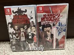 No More Heroes 1 & 2 Nintendo Switch Best Buy Variant Cover BRAND NEW