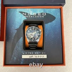 Nubeo Megalodon Basin Blue Watch Limited Edition 259/1000 Made BRAND NEW