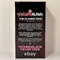 OEM Technoblade The Classic King Plushie Limited Edition Brand New 8 Inch