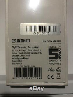 OLIGHT S2R Baton II CU Raw Copper Limited Edition Brand New