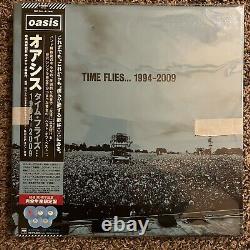 Oasis Time Flies Brand New 5 Sky Blue Vinyl Box Set Japan Amazon Exclusive Bonus