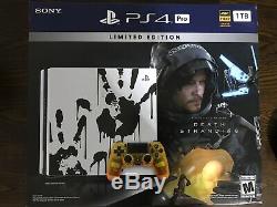PS4 Pro 1TB Limited Edition Death Stranding Video Game Bundle, Brand New Sealed