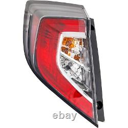 Pair Tail Lights Taillights Taillamps Brakelights Set of 2 Driver Left Side