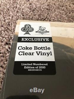 Pearl Jam TEN Coke Bottle Clear Vinyl LIMITED EDITION 468/2000 Brand New Sealed