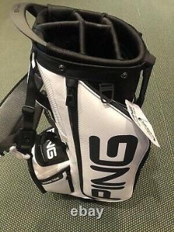 Ping Hoofer Tour Bag 5-Way Top Color White/Black / Limited Edition / Brand New