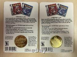 Pokemon Limited Edition Ruby & Sapphire Gba Collector Coins- Brand New