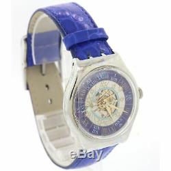 RARE BRAND NEW Swatch Limited Tresor Magic Platinum SAZ101 Watch COMPLETE C8