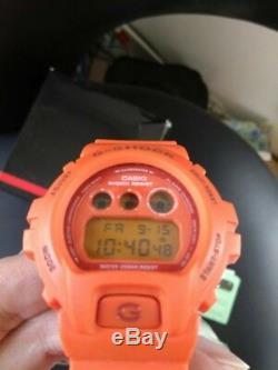 Rare Limited Edition G-shock Dw-6900-mm4 Orange Brand New Crazy Colors