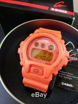 Rare Limited Edition G-shock Dw-6900-mm4 Orange Brand New Crazy Colors