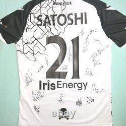 Real Bedford Limited Edition Signed Shirt Satoshi # 21 Brand Macron Size S