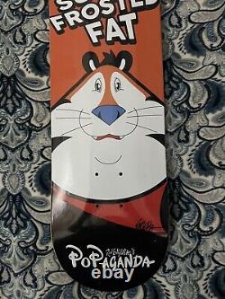 Ron English Skate Deck Brand New Limited Edition SUGAR FAT FLAKES AUTOGRAPHED