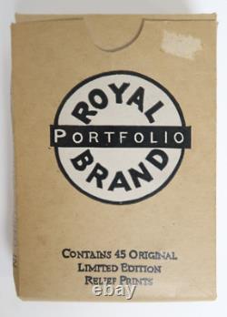 Royal Brand Portfolio Contains 45 Original Limited Edition Relief Prints 66/100