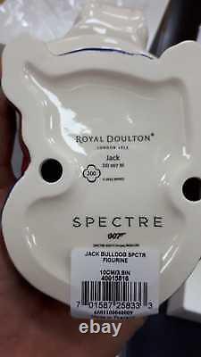 Royal Doulton BRAND NEW Jack the Bulldog 007 SPECTRE James Bond