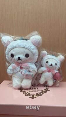San-X Korilakkuma Plush Toy Set of 2 White Strawberry Limited Edition Brand New