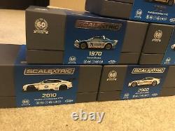 Scalextric 60th Anniversary Full 7 Car Limited Edition Collection Brand New