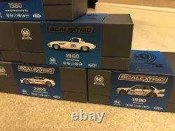 Scalextric 60th Anniversary Full 7 Car Limited Edition Collection Brand New