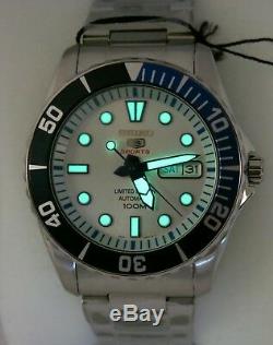 Seiko, SRPD08K, Mashu Lake Limited Edition, 4R36A Automatic Movement, Brand New