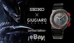 Seiko Vintage Non Digital Watch Nos Giugiaro Red Bishop Alien 7a28 Brand New
