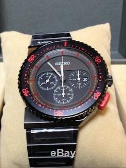 Seiko Vintage Non Digital Watch Nos Giugiaro Red Bishop Alien 7a28 Brand New