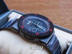 Seiko Vintage Non Digital Watch Nos Giugiaro Red Bishop Alien 7a28 Brand New