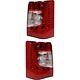 Set Of 2 Tail Lights Taillights Taillamps Brakelights Driver & Passenger Pair