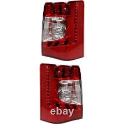 Set of 2 Tail Lights Taillights Taillamps Brakelights Driver & Passenger Pair